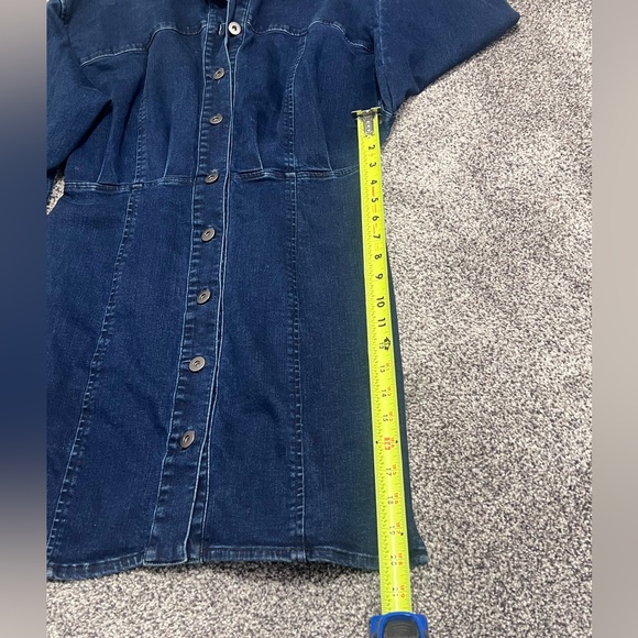 Women’s Free People Sz 2 Amber Denim Dress - Picture 4 of 4